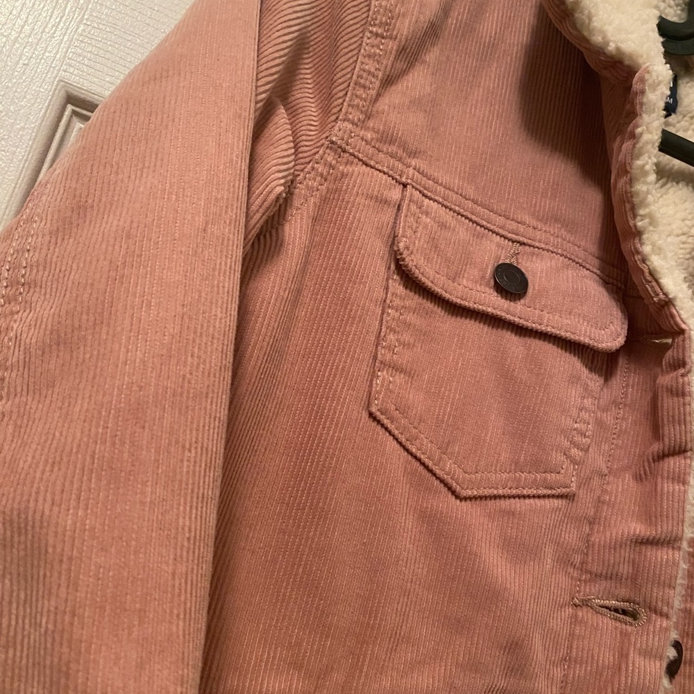 Gap Factory Vintage Denim Sherpa Jacket Size XS - Picture 4 of 14